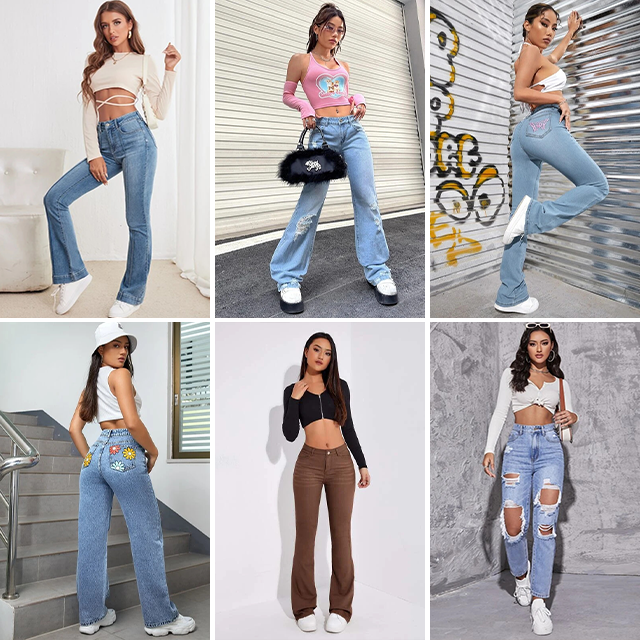 Wholesale stocklots most popular vintage jeans slim used jeans